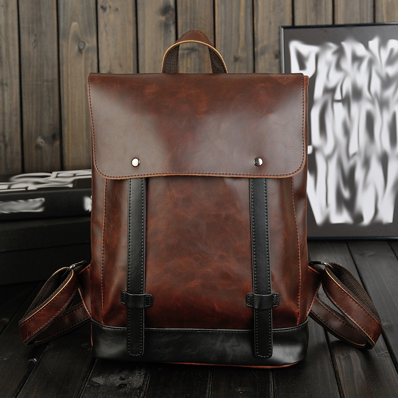 Мужской винтажный кожаный рюкз – обзор и цена Leather Work Rucksack Mens