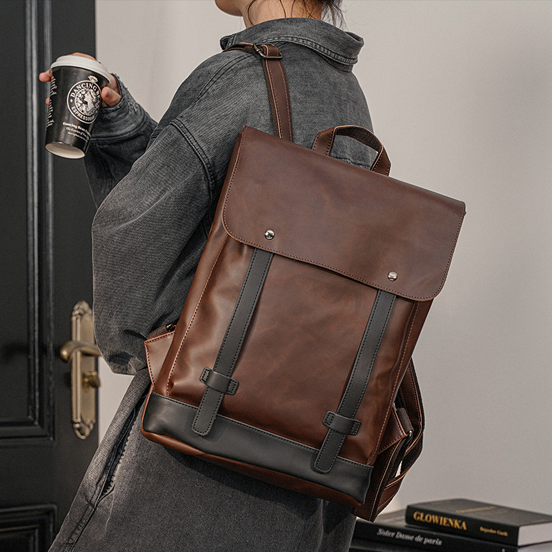 Мужской винтажный кожаный рюкз – обзор и цена Leather Work Rucksack Mens