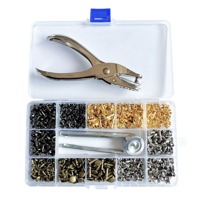 180 комплектов кожаных заклепо – обзор и цена Rivet Setter Tool