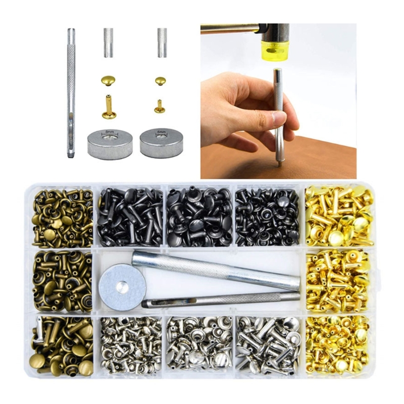 180 комплектов кожаных заклепо – обзор и цена Rivet Setter Tool